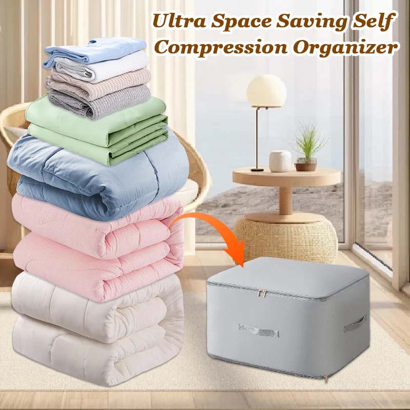 Junips | Ultra space-saving self-compression organizer