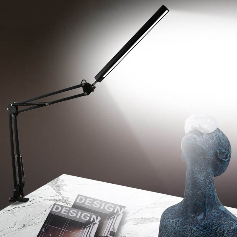 Junips | LED Foldable Long Arm Clip Eye Protection USB Reading Table Lamp