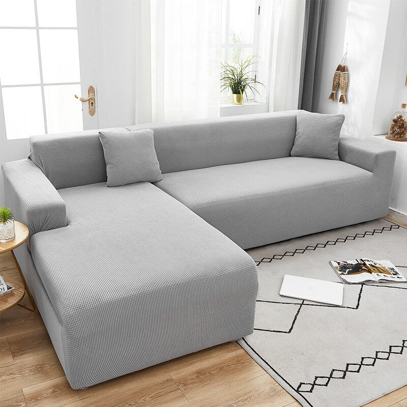 Junips | FlexiCover Elastic Sofa Cover – Protection Cover for Corner Sofas and Standard Sofas