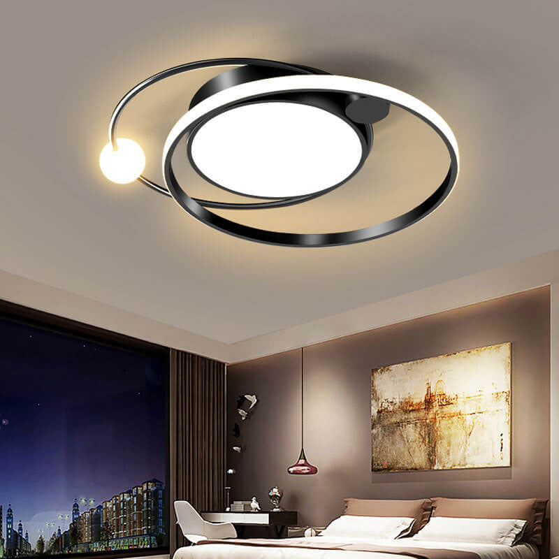 Junips | Nordic Round Circle LED Ceiling Light flush mounted