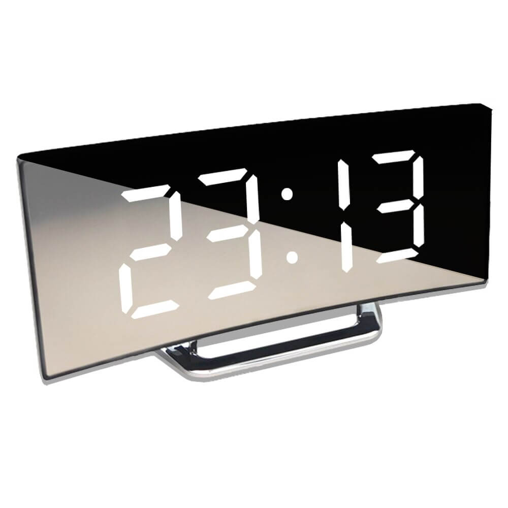 Junips | Curved LED Digital Alarm Clock - Rass