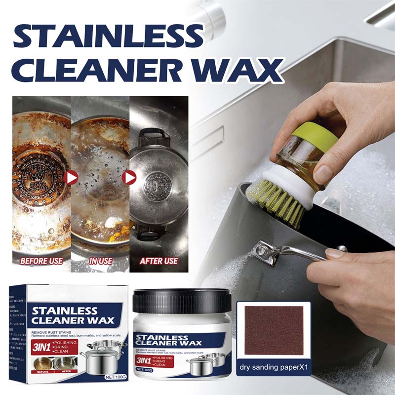 Junips | Magic Nano Stainless Steel Cleaning Paste Wax