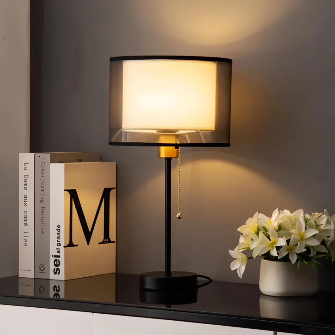 Junips | Table Lamp with Double Fabric Shade