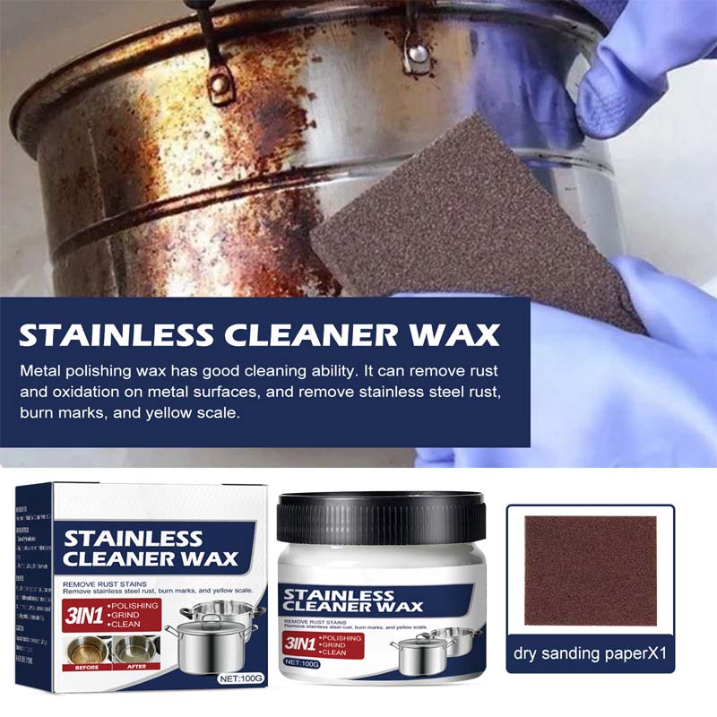 Junips | Magic Nano Stainless Steel Cleaning Paste Wax