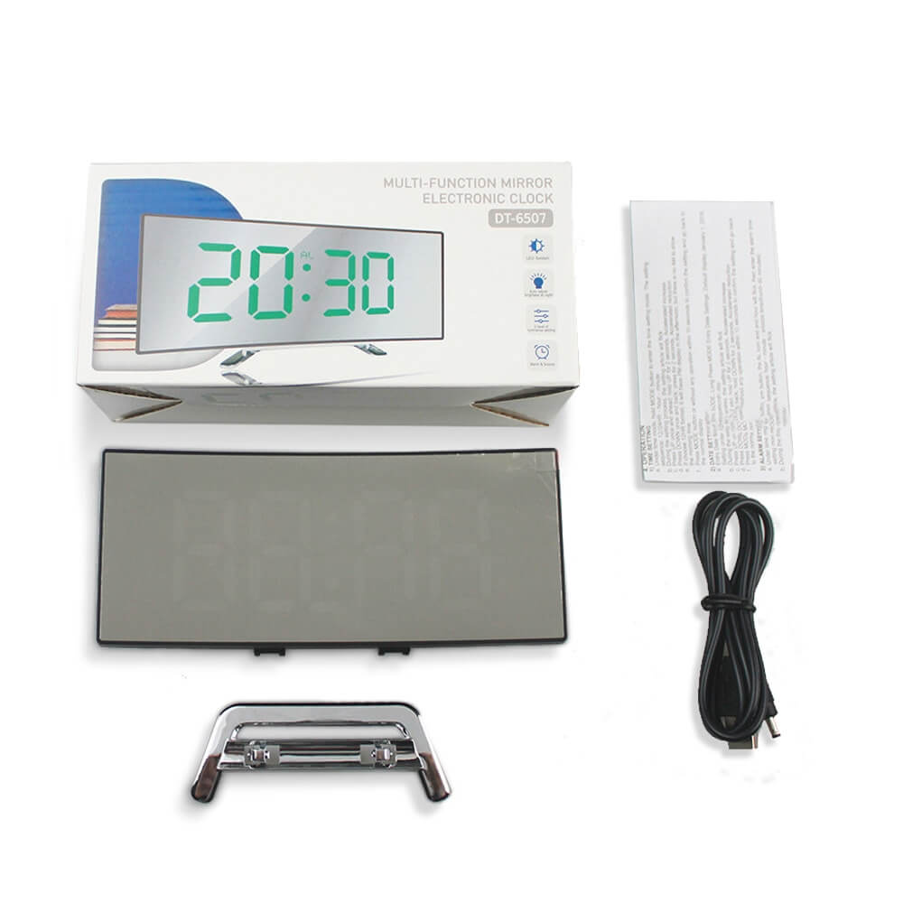 Junips | Curved LED Digital Alarm Clock - Rass
