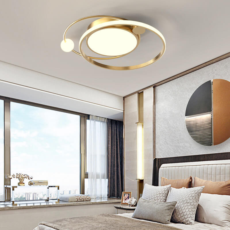 Junips | Nordic Round Circle LED Ceiling Light flush mounted
