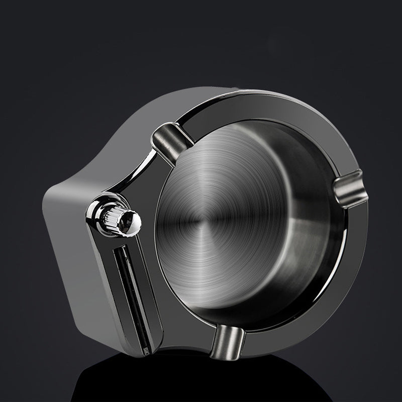 Junips | Retro Metal Ashtray, Cigarette Lighter