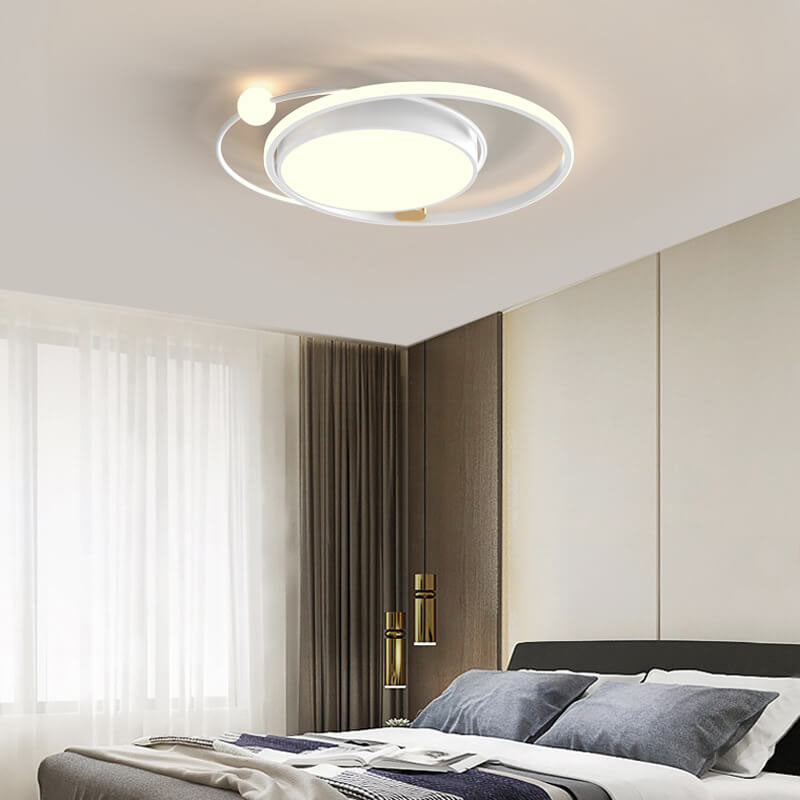 Junips | Nordic Round Circle LED Ceiling Light flush mounted