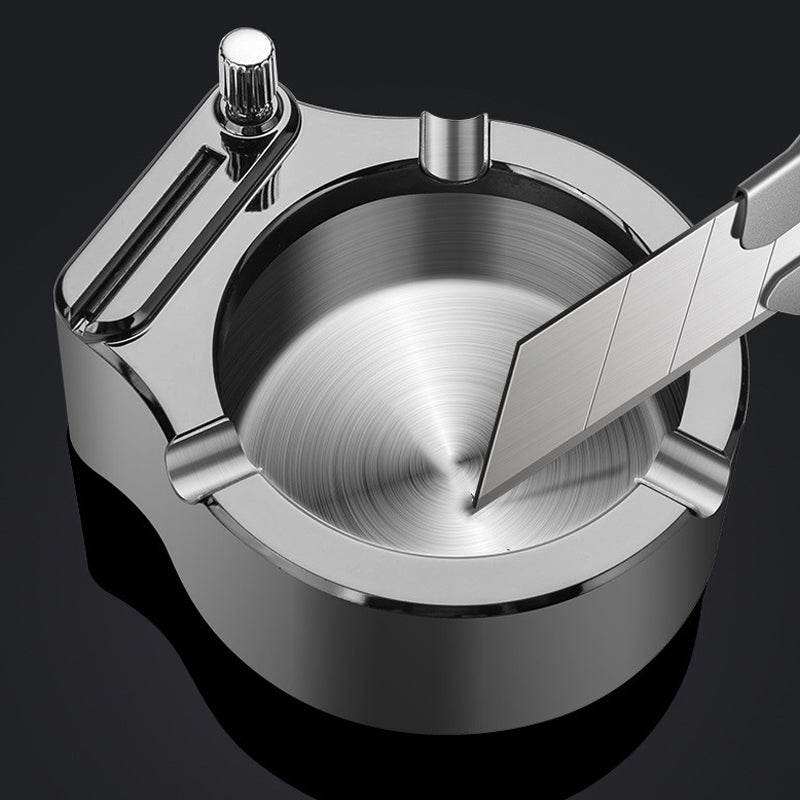 Junips | Retro Metal Ashtray, Cigarette Lighter