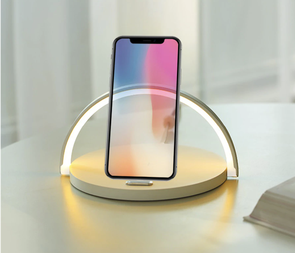 Junips | Bowlight Design 3-in-1 Night Light – Wireless Charger & Lamp
