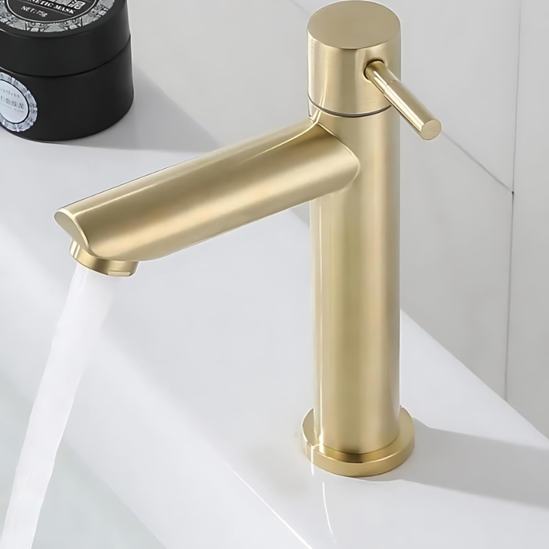 Junips | EcoGold | Modern Single Lever Bathroom Faucet