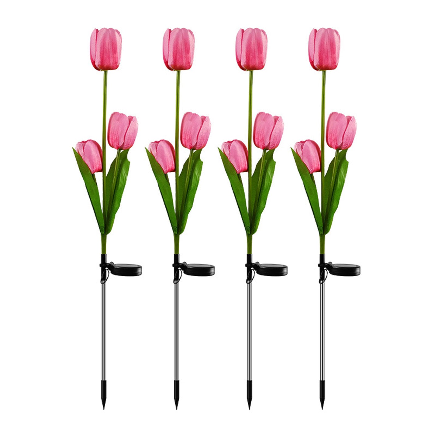 Junips | Solar Tulip Lawn Light Outdoor Garden LED Tulip Flower Light Ground Stake Landscape Light