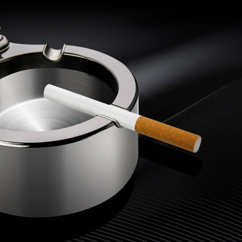Junips | Retro Metal Ashtray, Cigarette Lighter