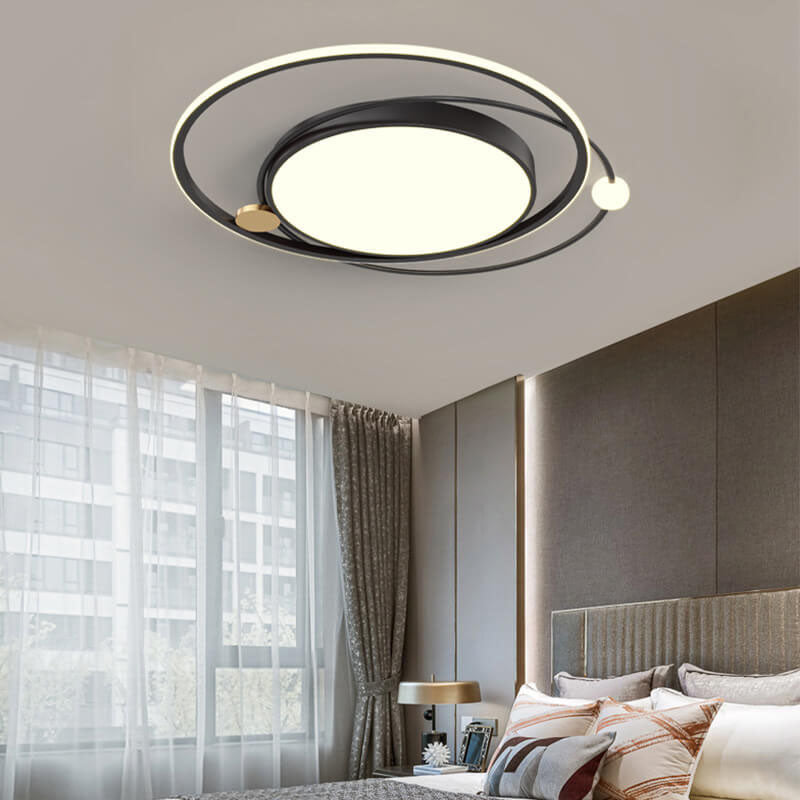 Junips | Nordic Round Circle LED Ceiling Light flush mounted