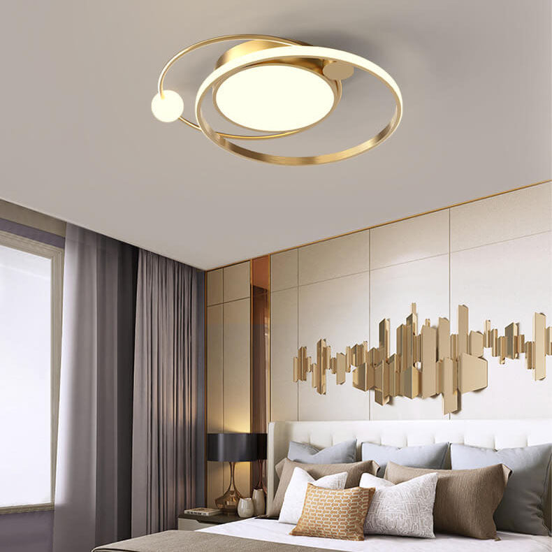 Junips | Nordic Round Circle LED Ceiling Light flush mounted