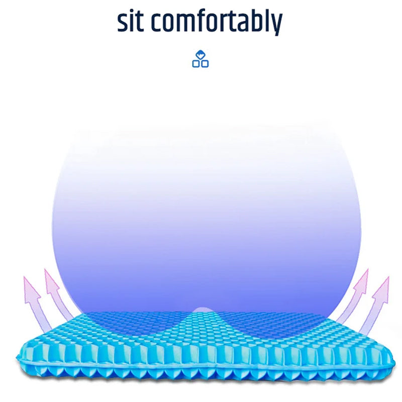 Junips | Cushion with Honeycomb Shape (Cushion + Cover for Seat Cushion)