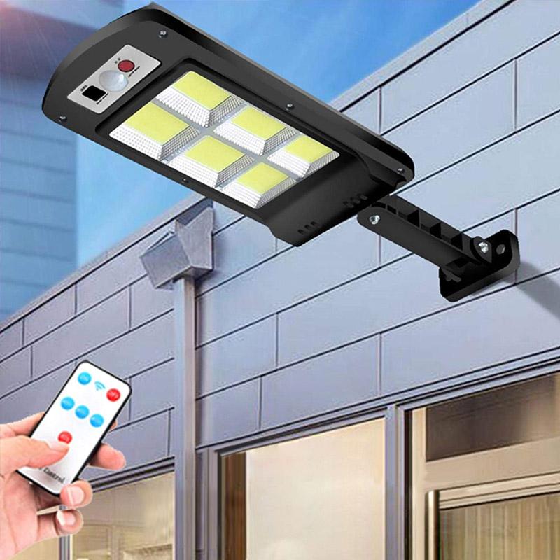 Junips | 200W Outdoor Solar LED Lamp with Remote Control, Motion and Twilight Sensor