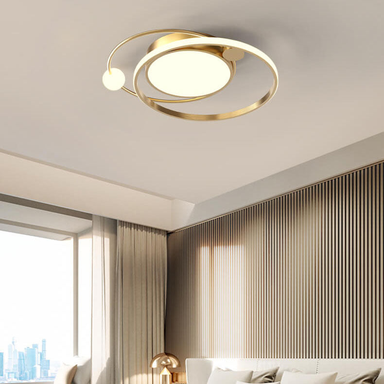 Junips | Nordic Round Circle LED Ceiling Light flush mounted