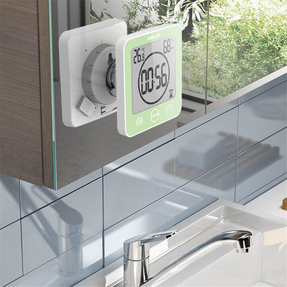 Junips | Waterproof Shower Clock - Always on time, even in the bathroom!