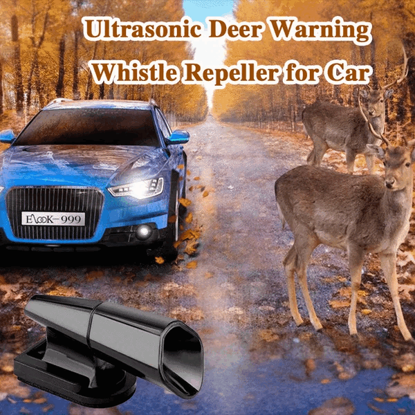 Junips | Ultrasonic deer warning signal whistle device for car