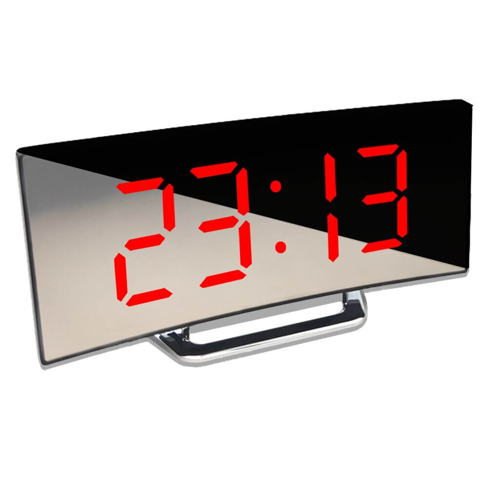Junips | Curved LED Digital Alarm Clock - Rass