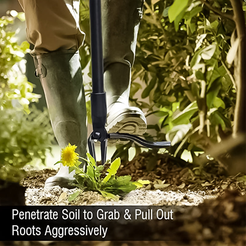 Junips | Stainless steel adjustable long handle removable weeder