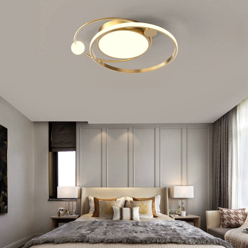 Junips | Nordic Round Circle LED Ceiling Light flush mounted