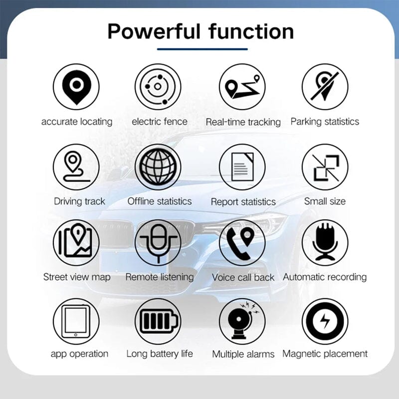 Junips | GPS Tracker Strong Magnetic Car Vehicle Tracking