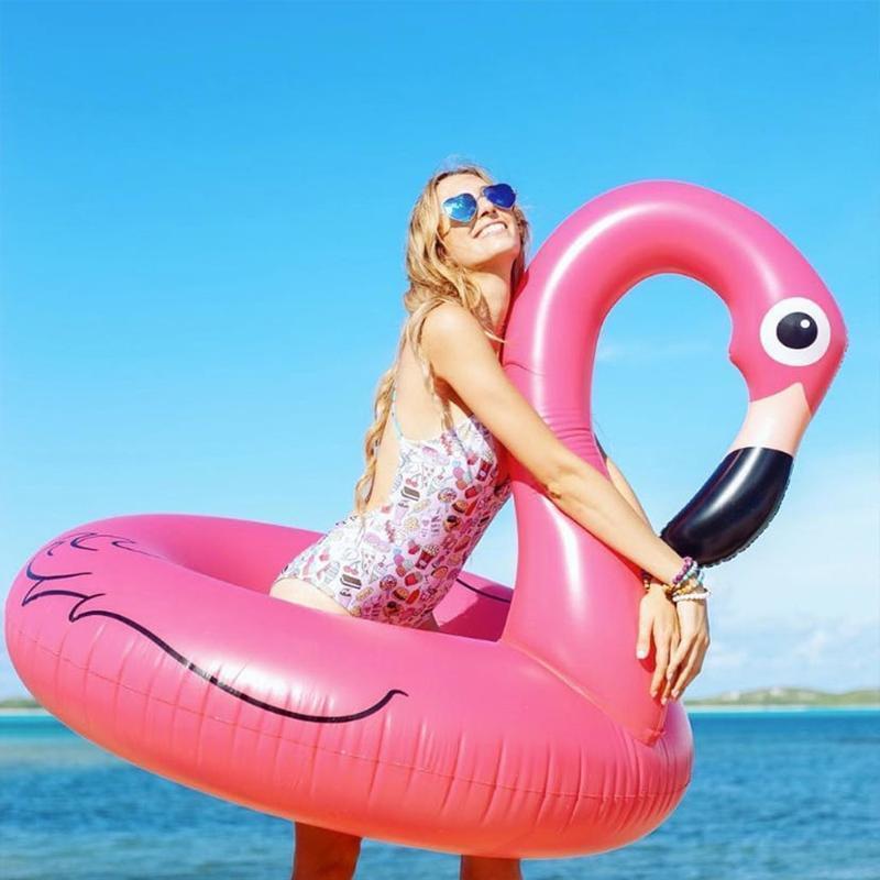 Junips | Inflatable Flamingo Pool Swimming Ring