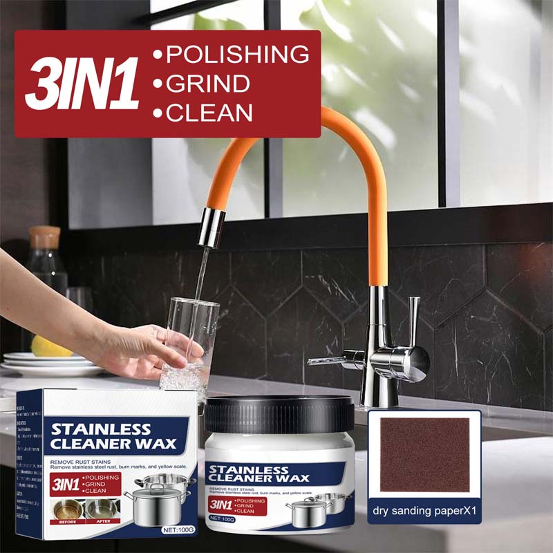Junips | Magic Nano Stainless Steel Cleaning Paste Wax