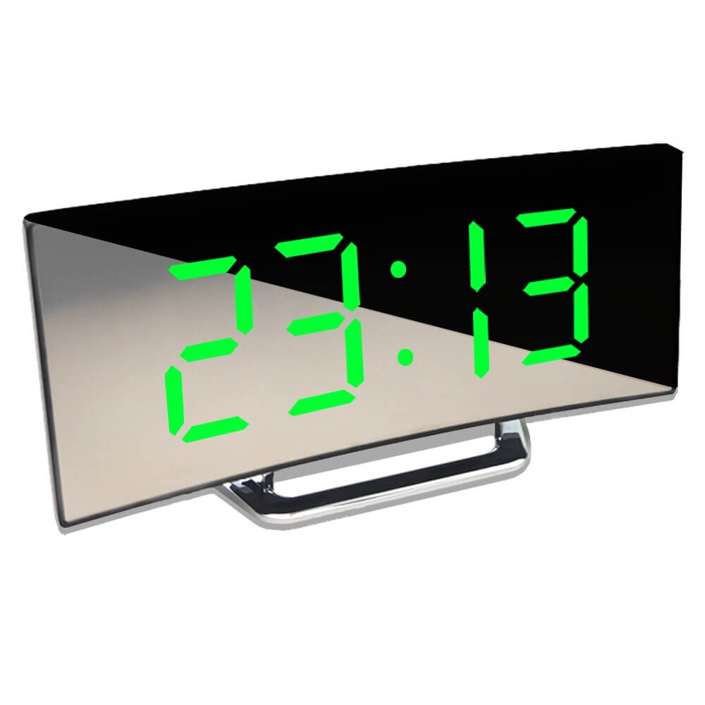 Junips | Curved LED Digital Alarm Clock - Rass