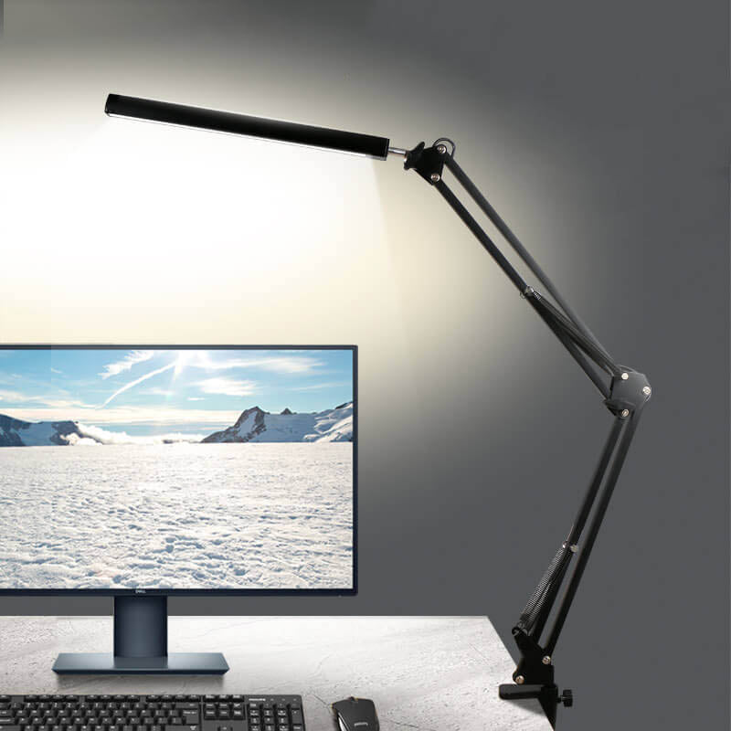 Junips | LED Foldable Long Arm Clip Eye Protection USB Reading Table Lamp
