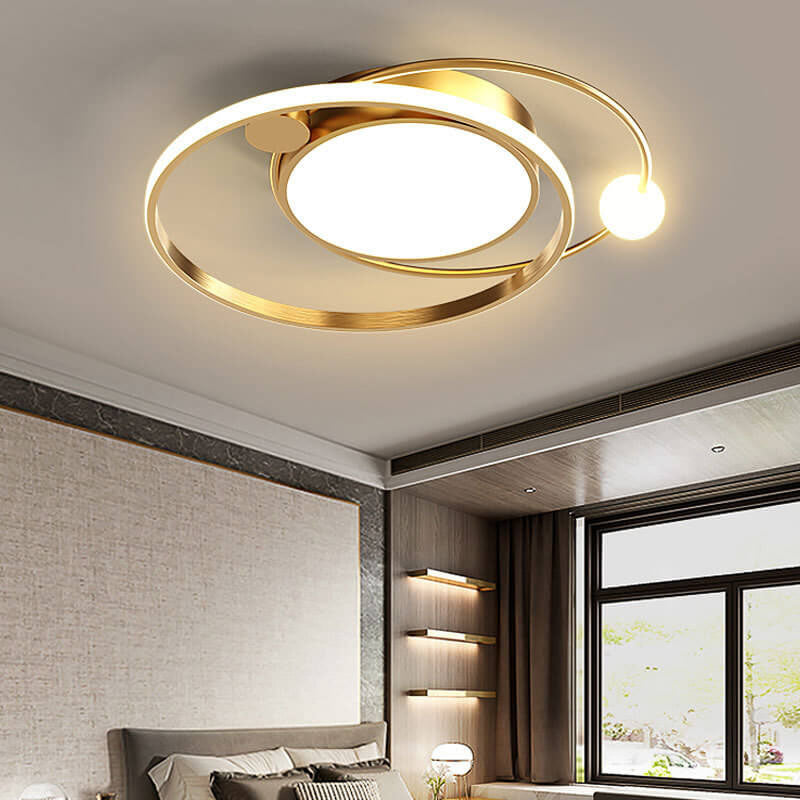 Junips | Nordic Round Circle LED Ceiling Light flush mounted