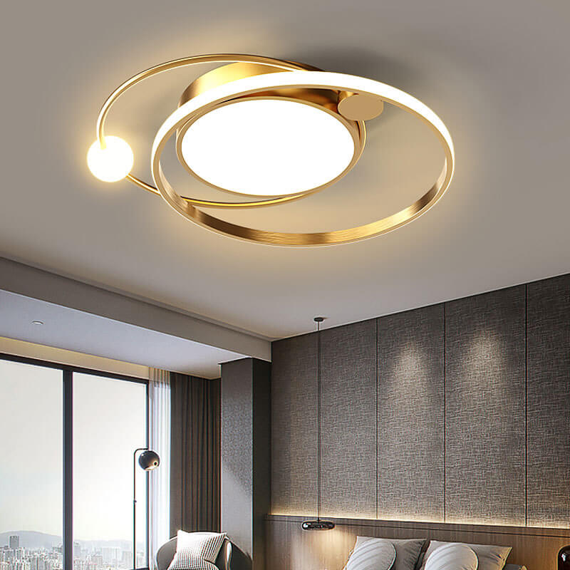 Junips | Nordic Round Circle LED Ceiling Light flush mounted