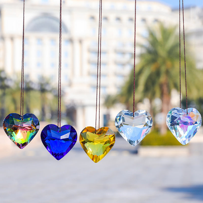 Junips | Hanging Heart Sun Catcher Prism Crafts