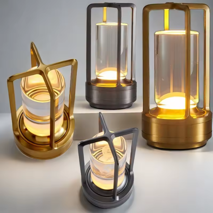 Junips | Warm LED Cordless Table Lamp – Battery Operated Nordic Design - LED with Touch Control, Suitable for Bedroom, Home, Outdoor - Ideal Night Light