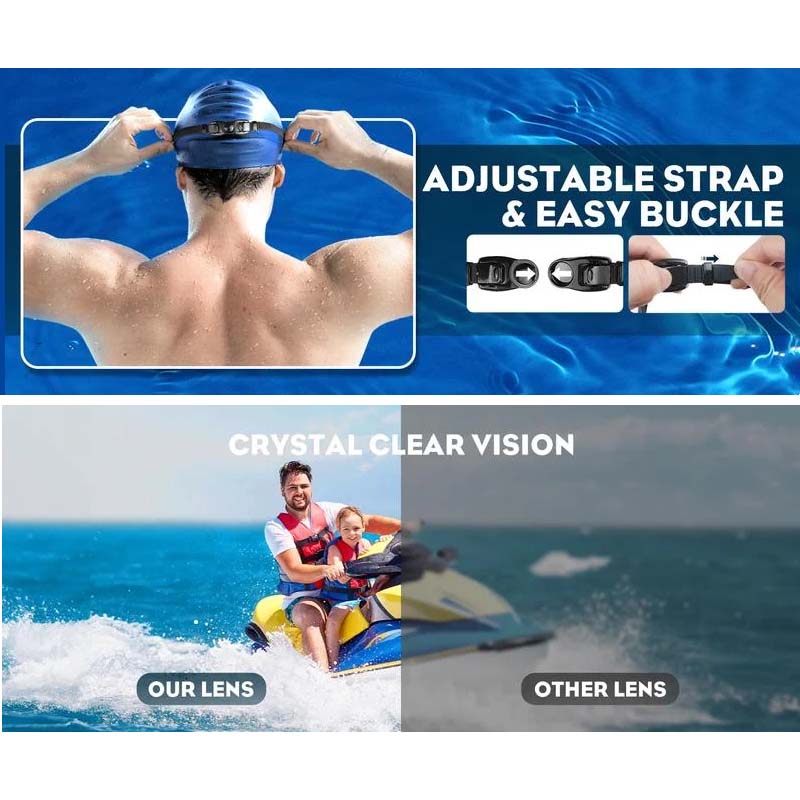 Junips | Wide View Anti-Fog Swim Goggles