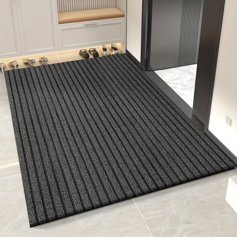 Junips | All-Season Weatherproof Doormat – Abrasion-Resistant Striped Doormat, Non-Slip, Stain and Fade Resistant, Low Profile Mat for Indoor and Outdoor