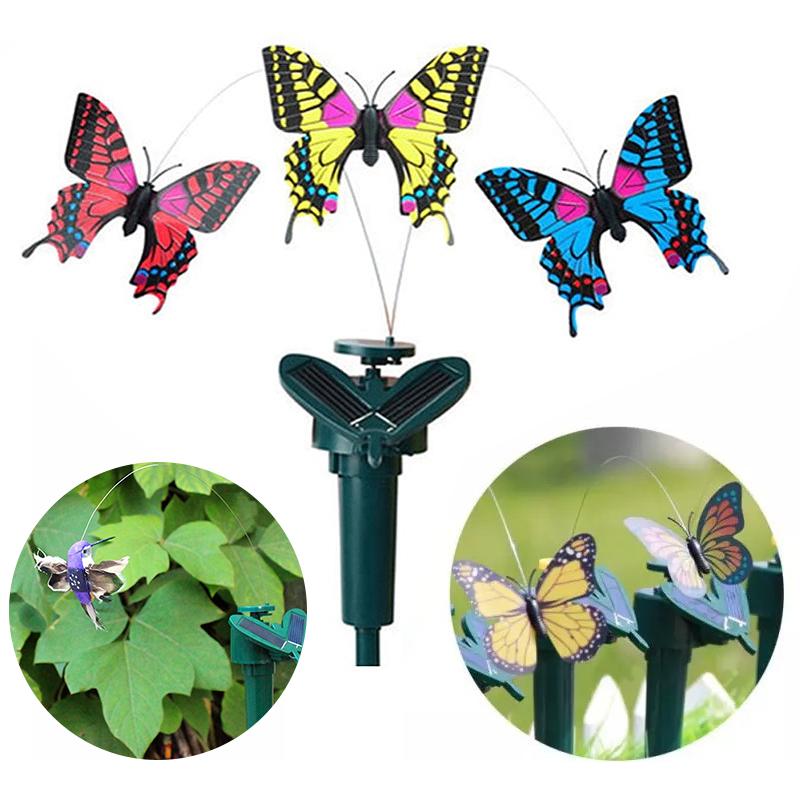 Junips | Solar-powered dancing hummingbird and butterfly