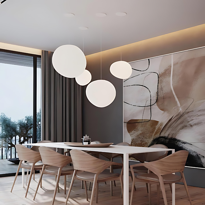Junips | Elegant Glass Pebble Pendant Light