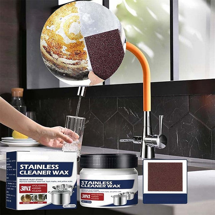Junips | Magic Nano Stainless Steel Cleaning Paste Wax