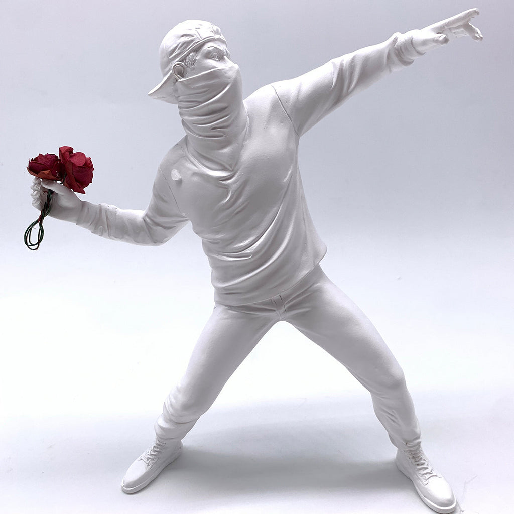 Junips | Banksy Flower Rioter