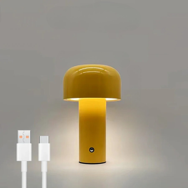 Junips | Frendorf - Rechargeable Mushroom LED Table Lamp for a Cozy Atmosphere