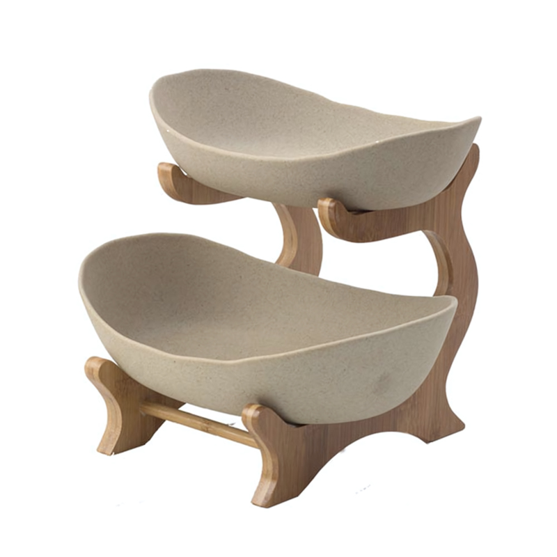 Junips | FruitTriad | Three-tier fruit bowl made of plastic