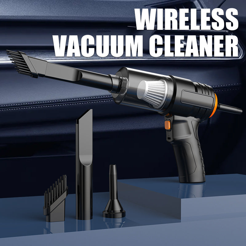 Junips | Portable wireless handheld vacuum cleaner, cyclone suction cordless vacuum cleaner, rechargeable vacuum cleaner with strong suction power suitable for cars/offices/homes