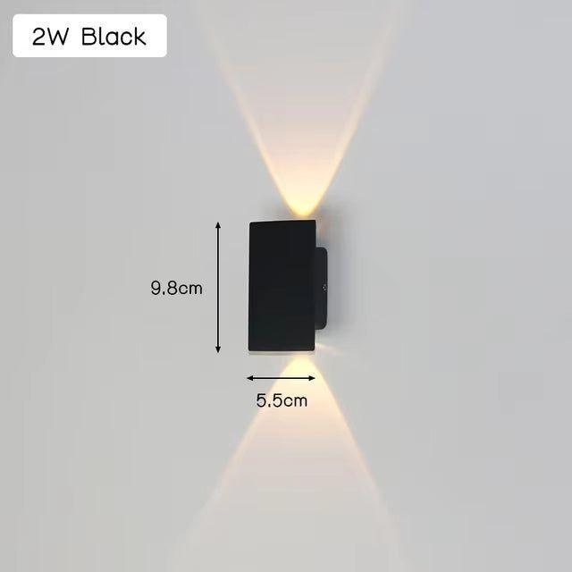Junips | Light - Modern weatherproof LED wall lamp made of aluminum for outdoor use