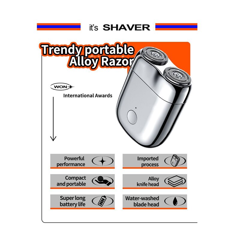 Junips | Mini Magnetic Men's Electric Shaver