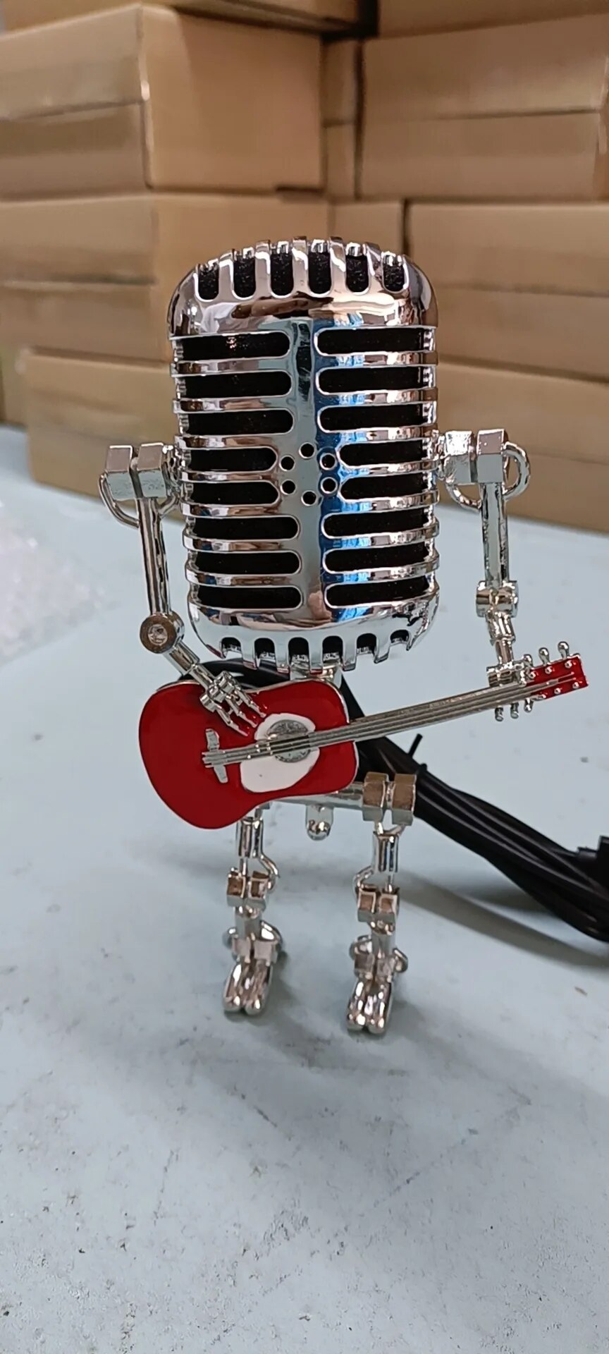 Junips | Table Lamp Robot Metal Industrial Design