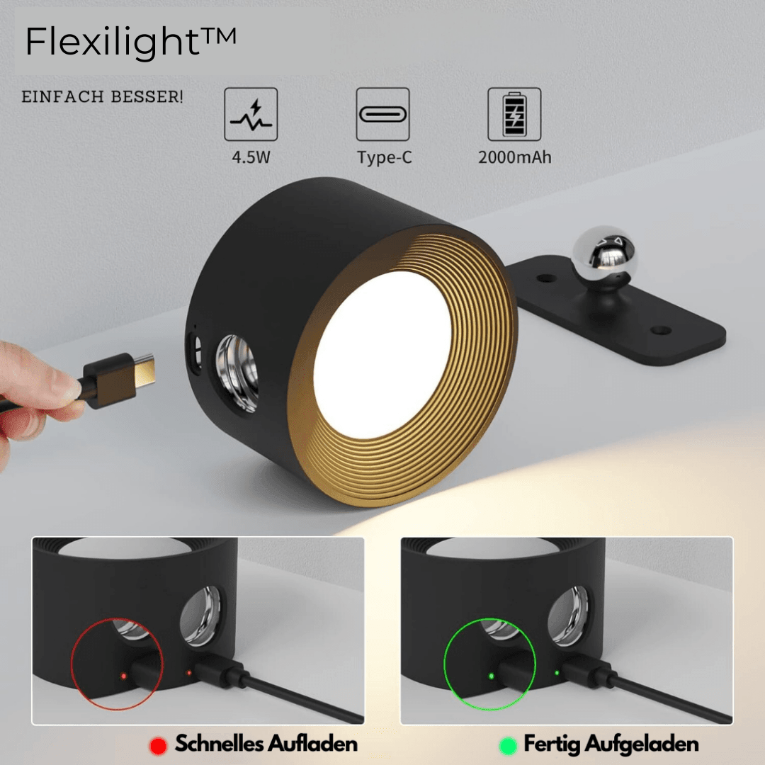 Junips | 360° wireless rechargeable wall light | Versatile LED lighting solution