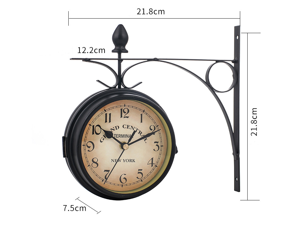 Junips | Double-sided EuroElegance wall clock